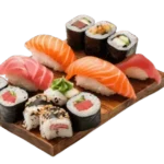 California Sushi Roll mit Avocado und Sesam