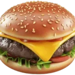 Crispy Chicken Burger mit Salat