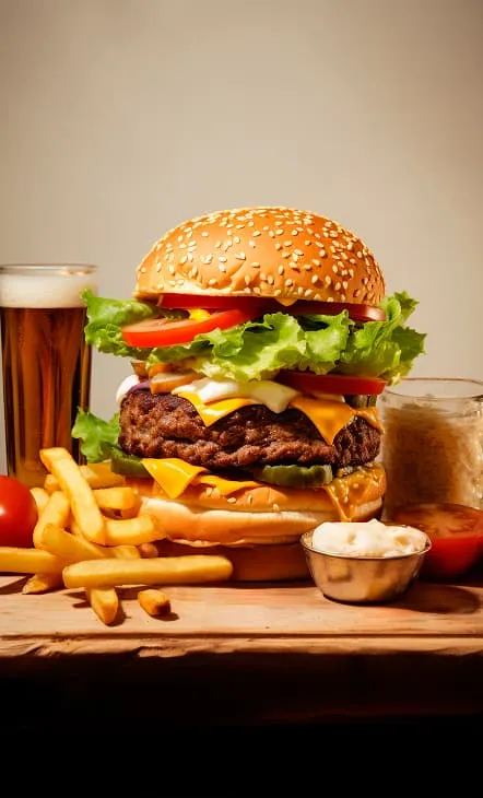 Menükarte der Maliko Food Lounge Restaurant Menü München mit Burger, Pizza und Sushi