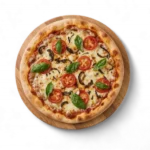 Knusprige Pizza Margherita aus dem Ofen der Maliko Food Lounge München