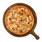 Pizza Tonno mit Thunfisch und Zwiebeln