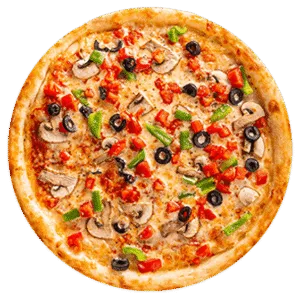 Knusprige Pizza Funghi mit frischen Champignons